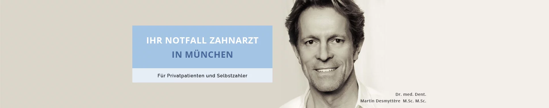notfall zahnarzt münchen - dr desmyttere 